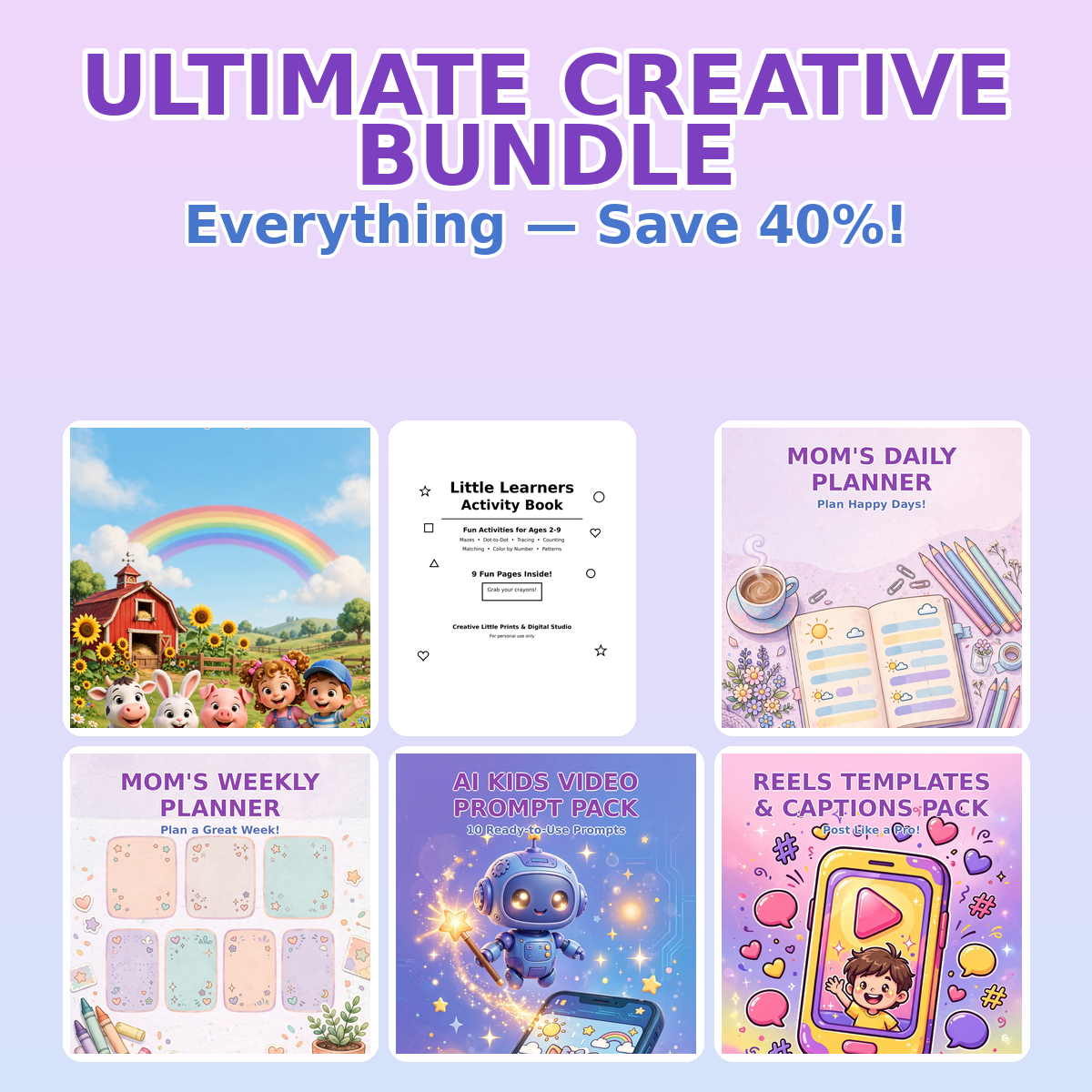 Ultimate Creative Bundle — Everything in the Store (Save 40%!)